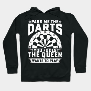 Darts Queen Funny Darts Women Hoodie